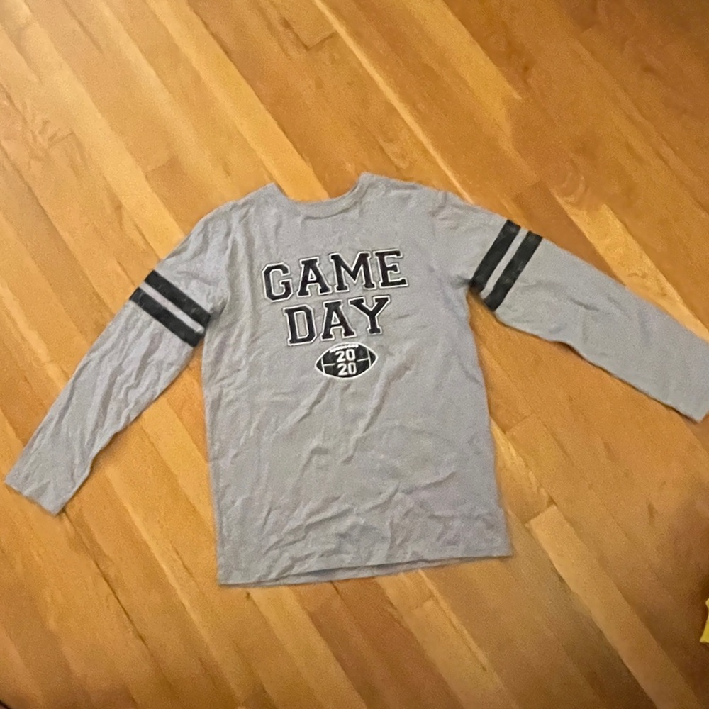 Children’s Place Game Day Football Shirt Long Sleeve Tee. Boys NWOT. XL